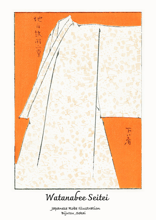 Watanabee Seitei - Japanese Robe Illustration Poster