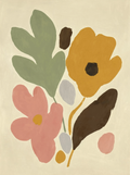 Painterly Florals I | Contemporary Floral Art Print