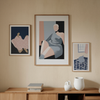 Set of 3 Art Prints  – Figurative Grace - Hakyarts