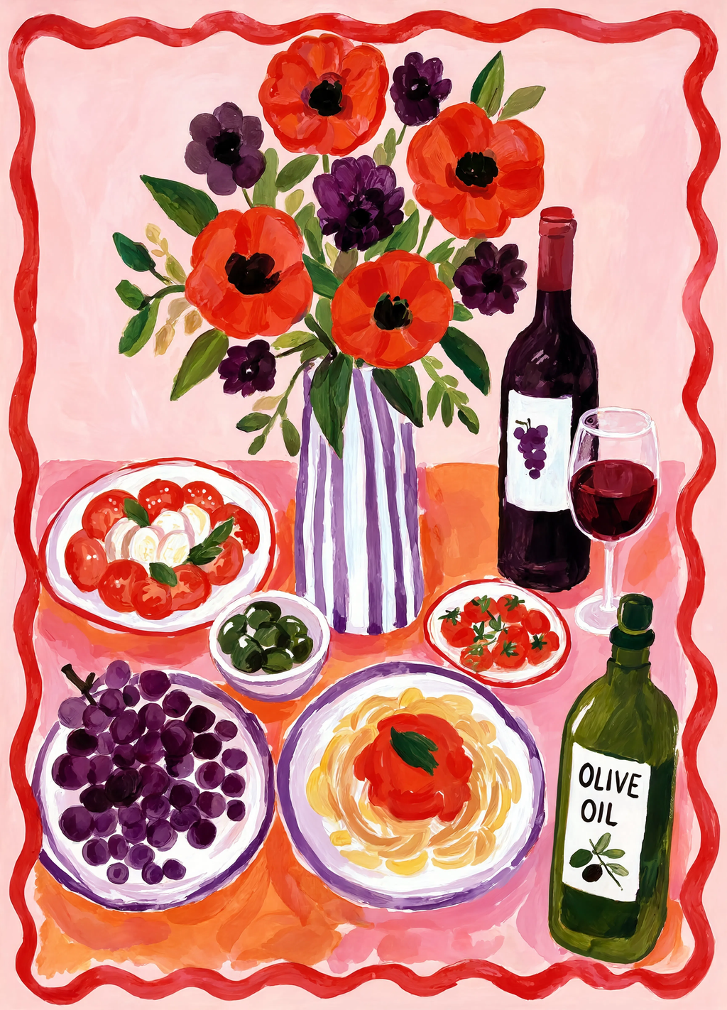 Painterly Still Life I | Contemporary Still Life Art Print