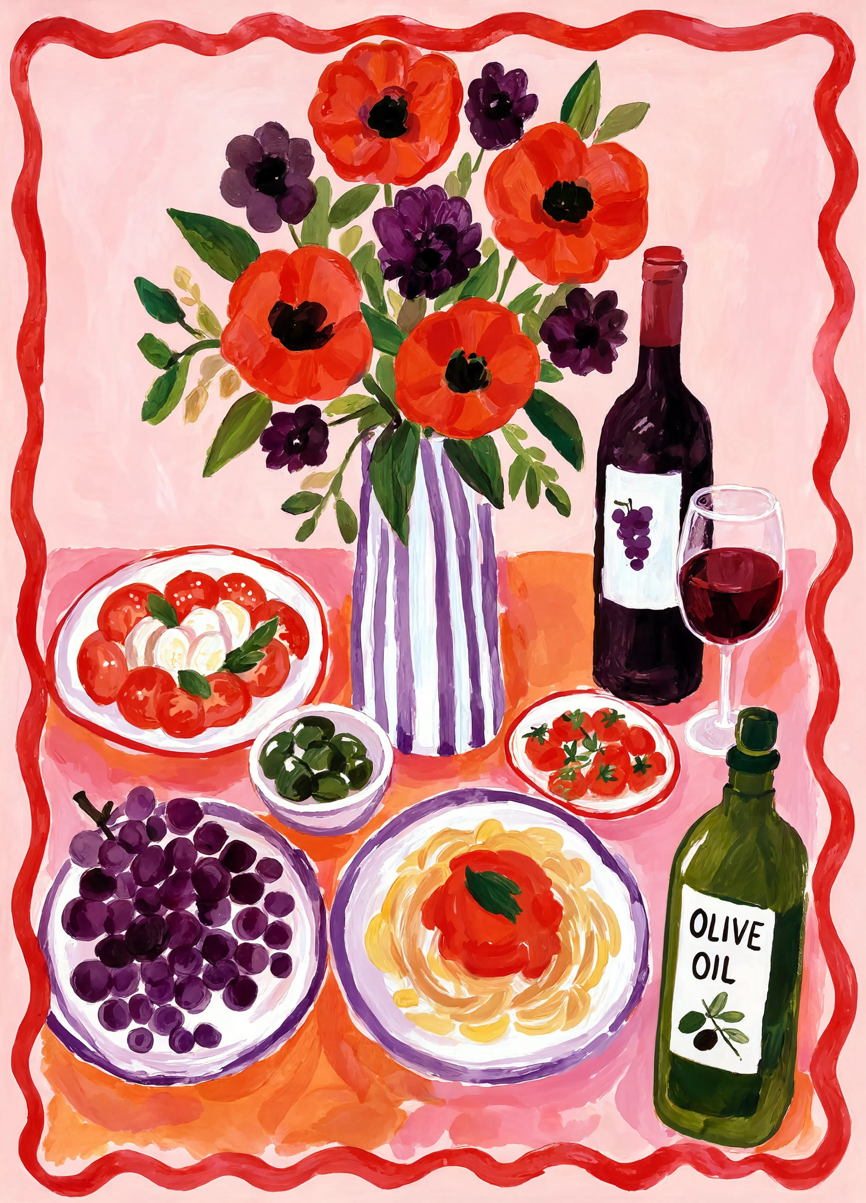 Painterly Still Life I | Contemporary Still Life Art Print
