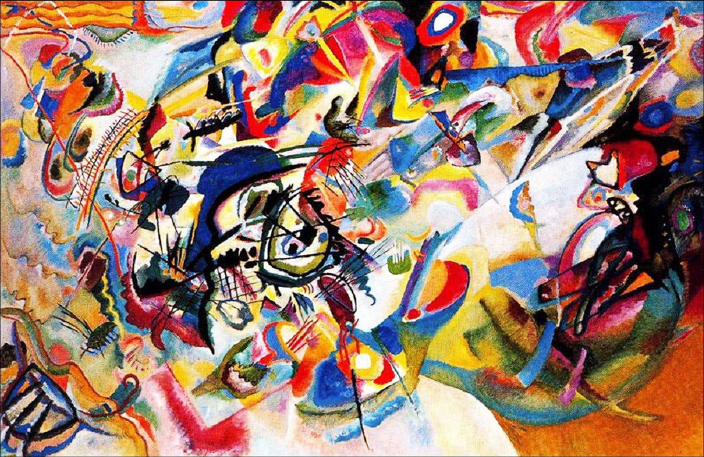 Canvas Print Composition VII by Wassily Kandinsky – Abstract Modern Art