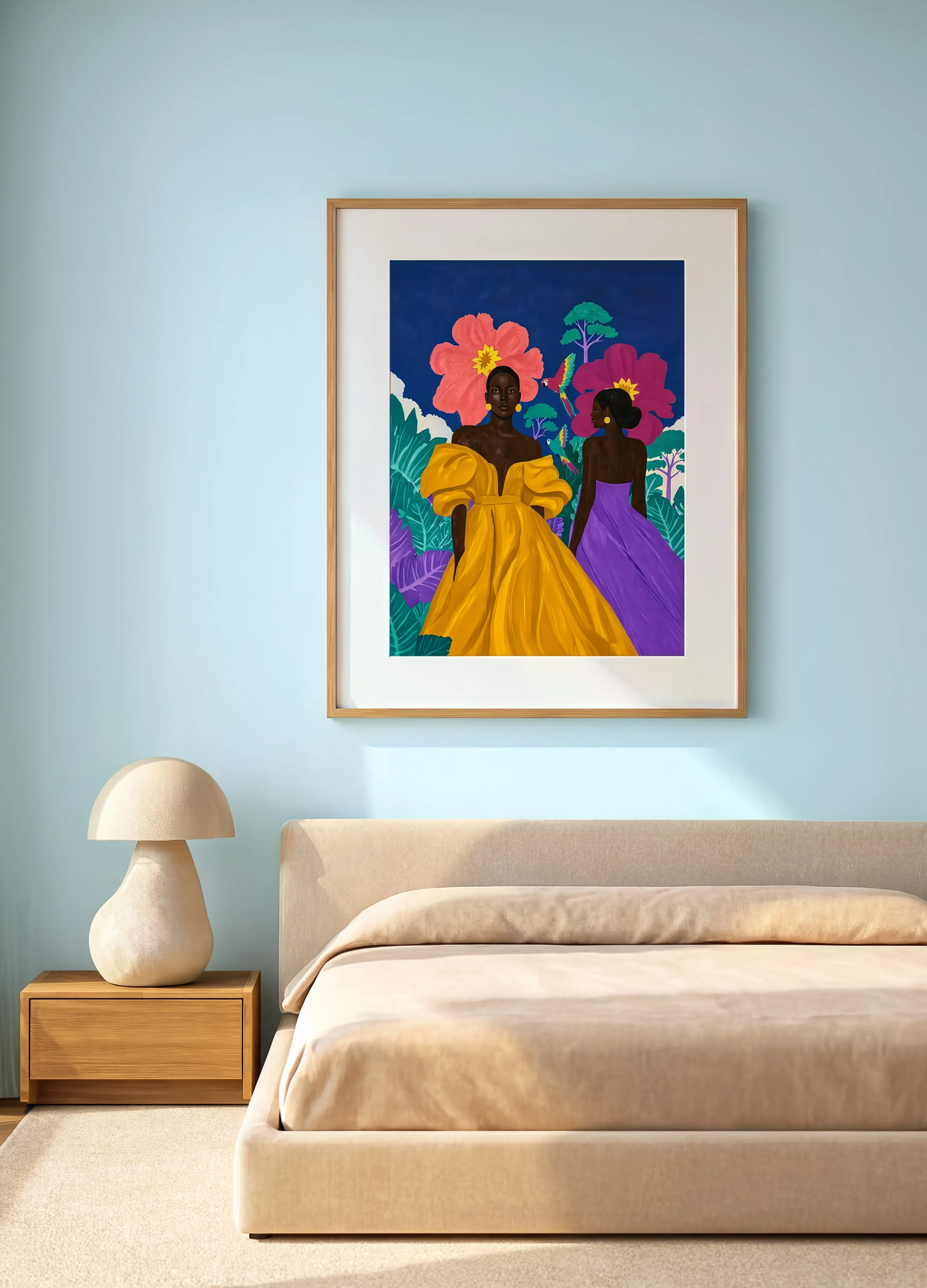 Tropical Muses | Contemporary Figurative Art Print
