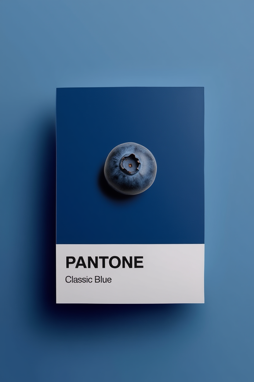 Set of 3 Pantone-Inspired Navy Blue, Sky Blue & Classic Blueberry – Minimalist Color Art Prints