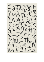Set of 5 Black and White Art Pieces | Contemporary Abstract Print Set