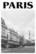 Paris Skyline – Minimalist Cityscape Art Print | Wall Décor