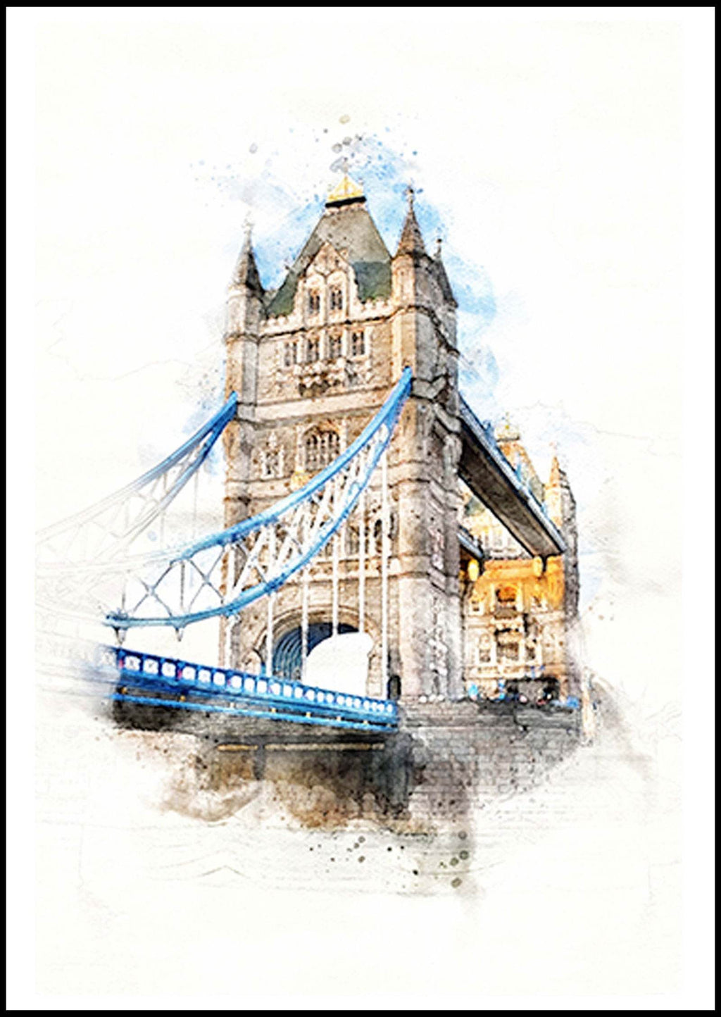 Paris Illustration Poster - Hakyarts