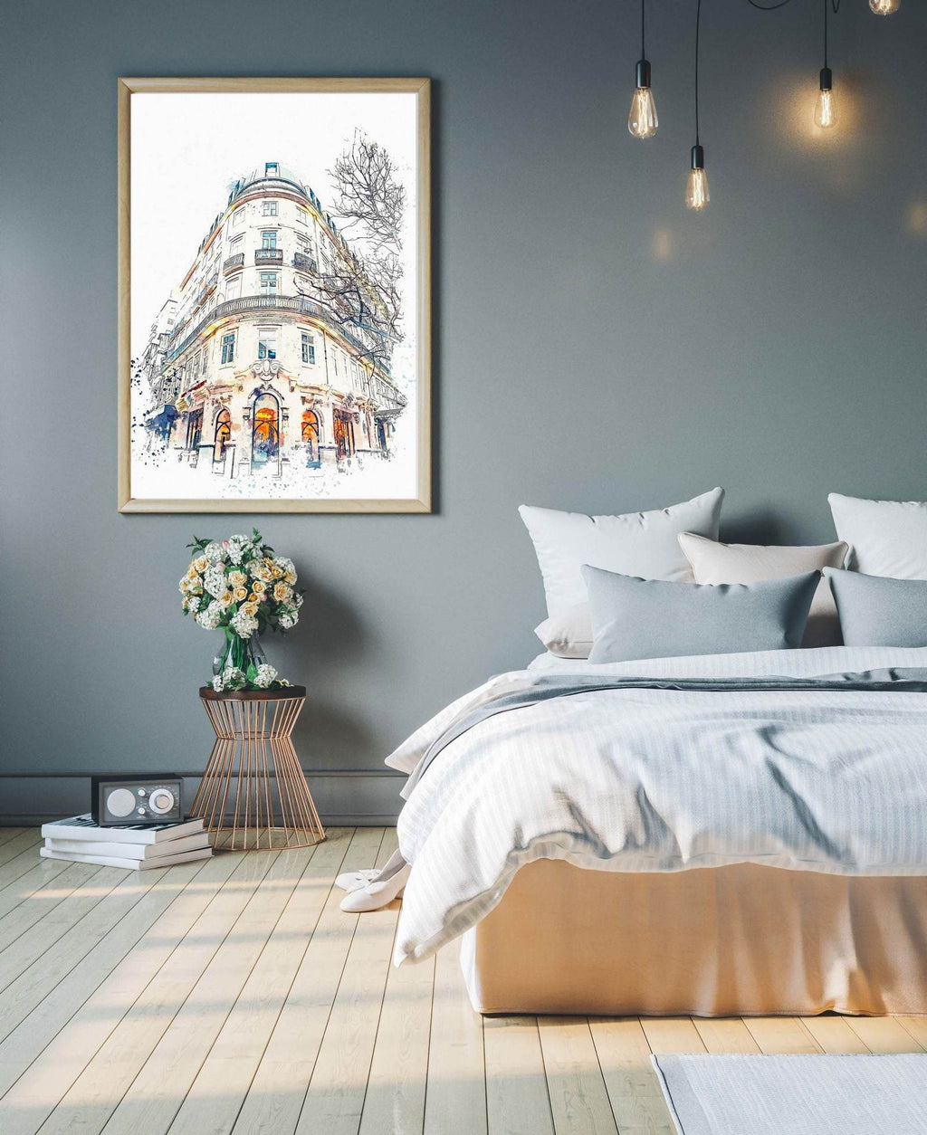 Paris Illustration Poster - Hakyarts