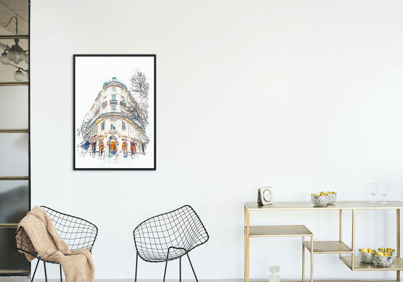Paris Illustration Poster - Hakyarts