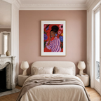 Colorful Portrait Variation | Contemporary Figurative Wall Art