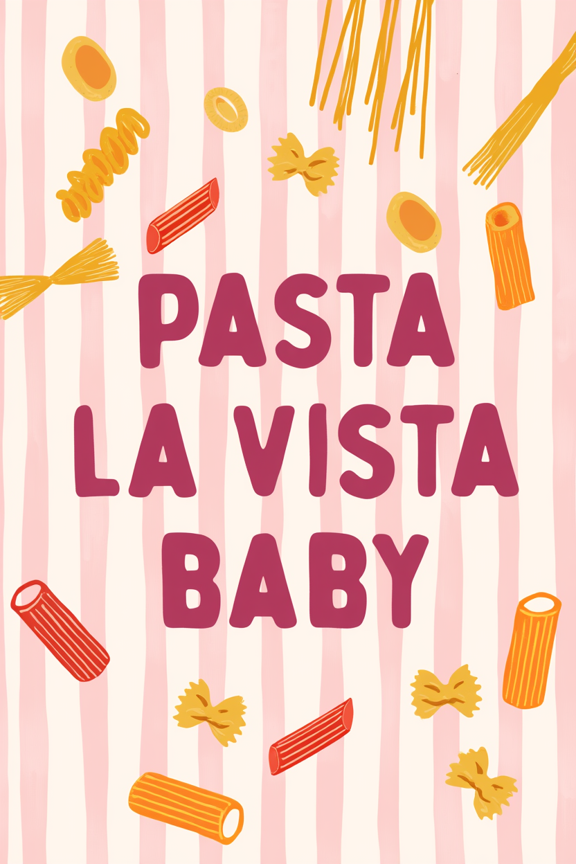 Pasta Shapes No.01 – Modern Minimal Wall Art