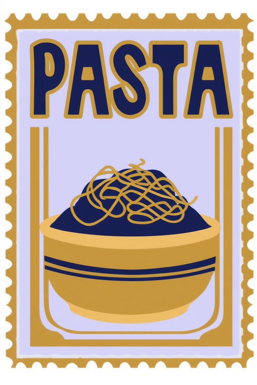 Set of 4 Kitchen Wall Art Prints – Pasta, Lobster, Tomatoes & ‘Bon Appétit’