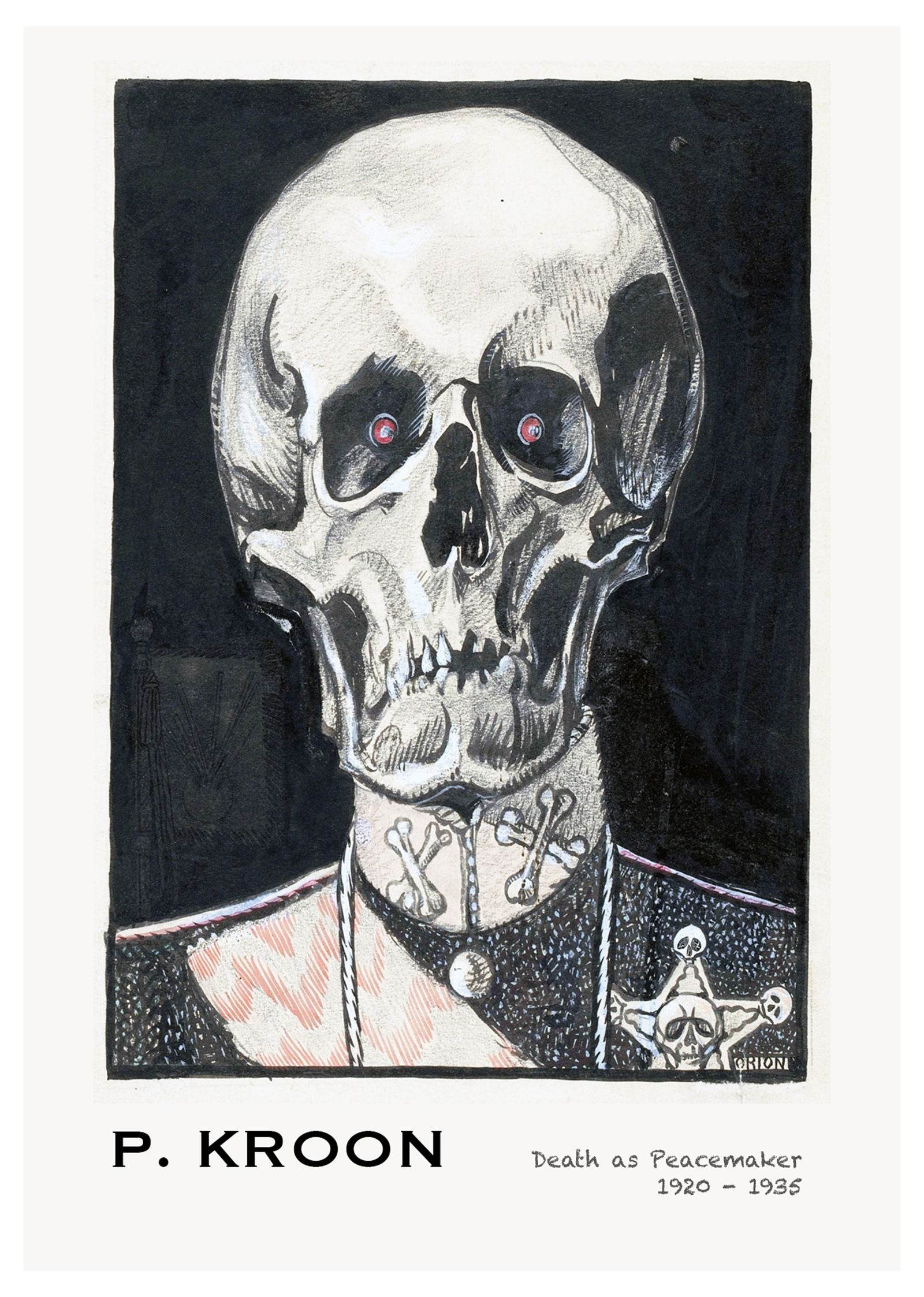 Patrick Kroon - Death as a Peacemaker Poster - Hakyarts