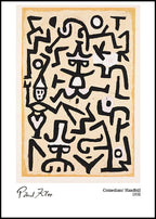 Paul Klee - Comedians' Handbill Poster
