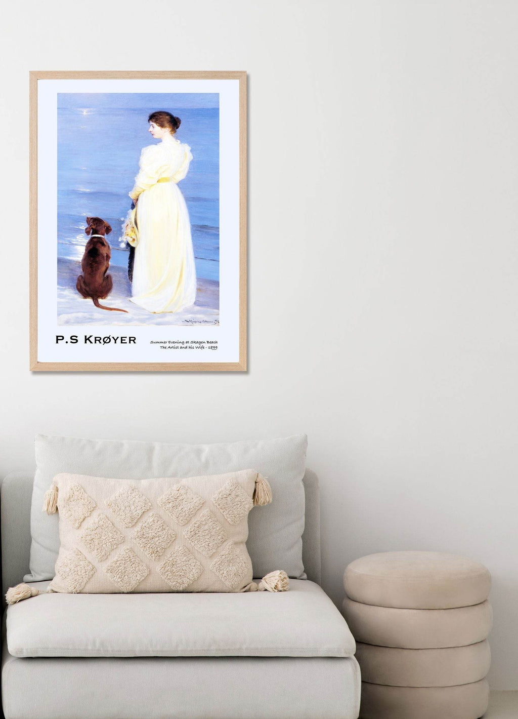 Peder Severin Kroyer - Summer Evening at Skagen's Beach - Hakyarts