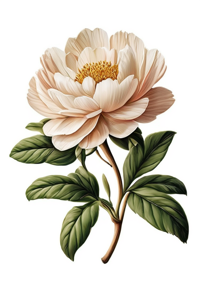 Timeless Blooms – 5-Piece Vintage Floral Wall Art Set - Hakyarts