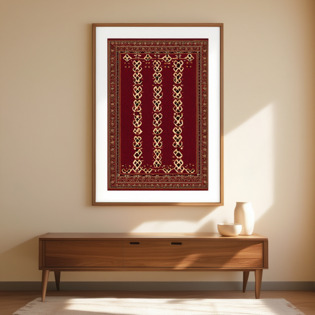 Baluchi Rug Variation IV | Orientalist Rug Art Print