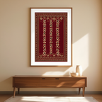 Bokhara Rug Variation III | Orientalist Rug Art Print