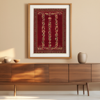 Bokhara Rug Variation III | Orientalist Rug Art Print