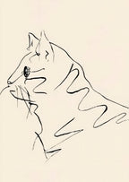 The Cat – Pablo Picasso | Modern Art Print - Hakyarts