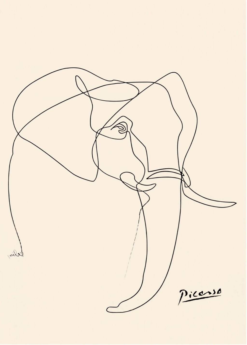 The Elephant – Pablo Picasso | Musée d'Orsay Archive Art Print