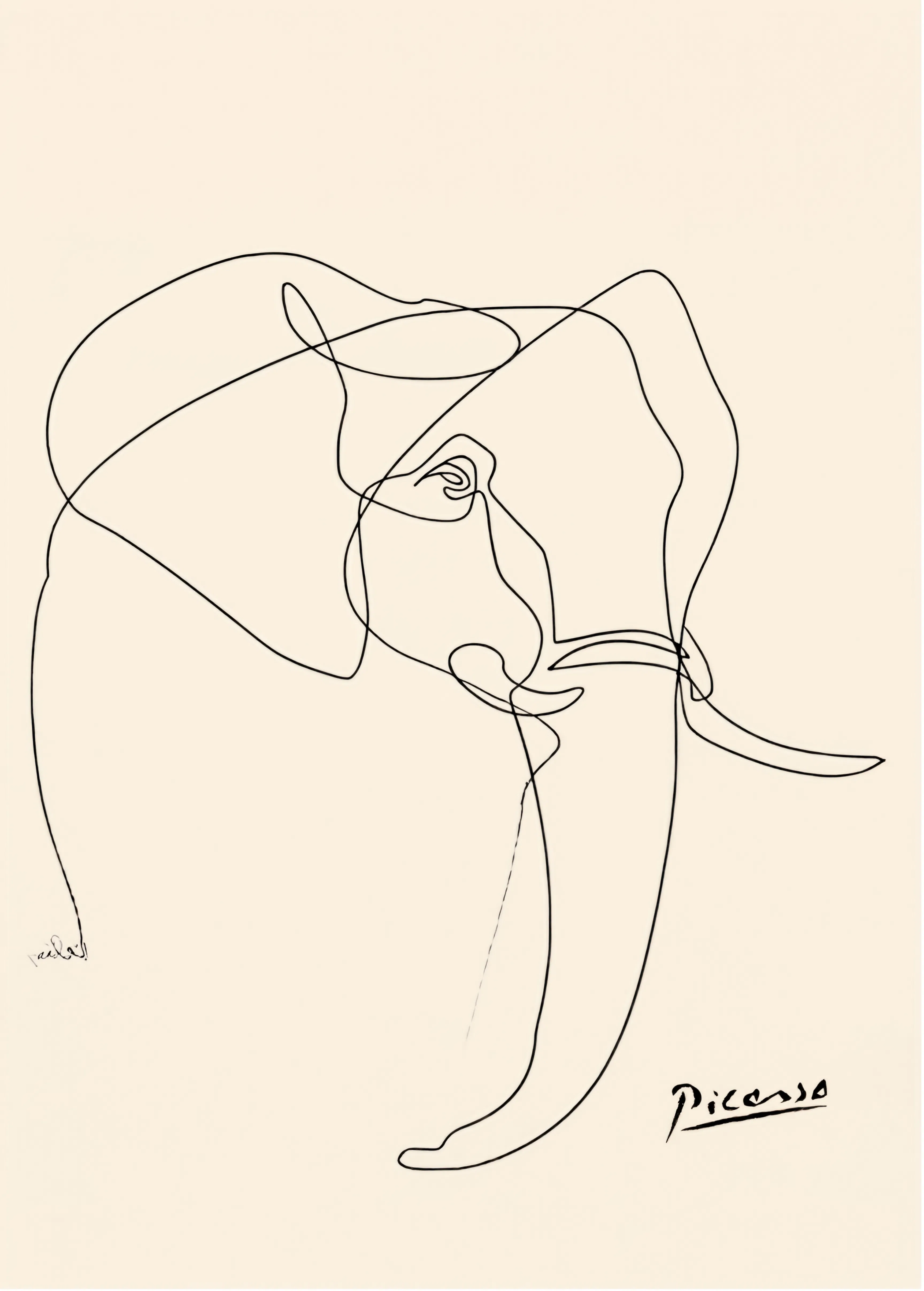 The Elephant – Pablo Picasso | Musée d'Orsay Archive Art Print