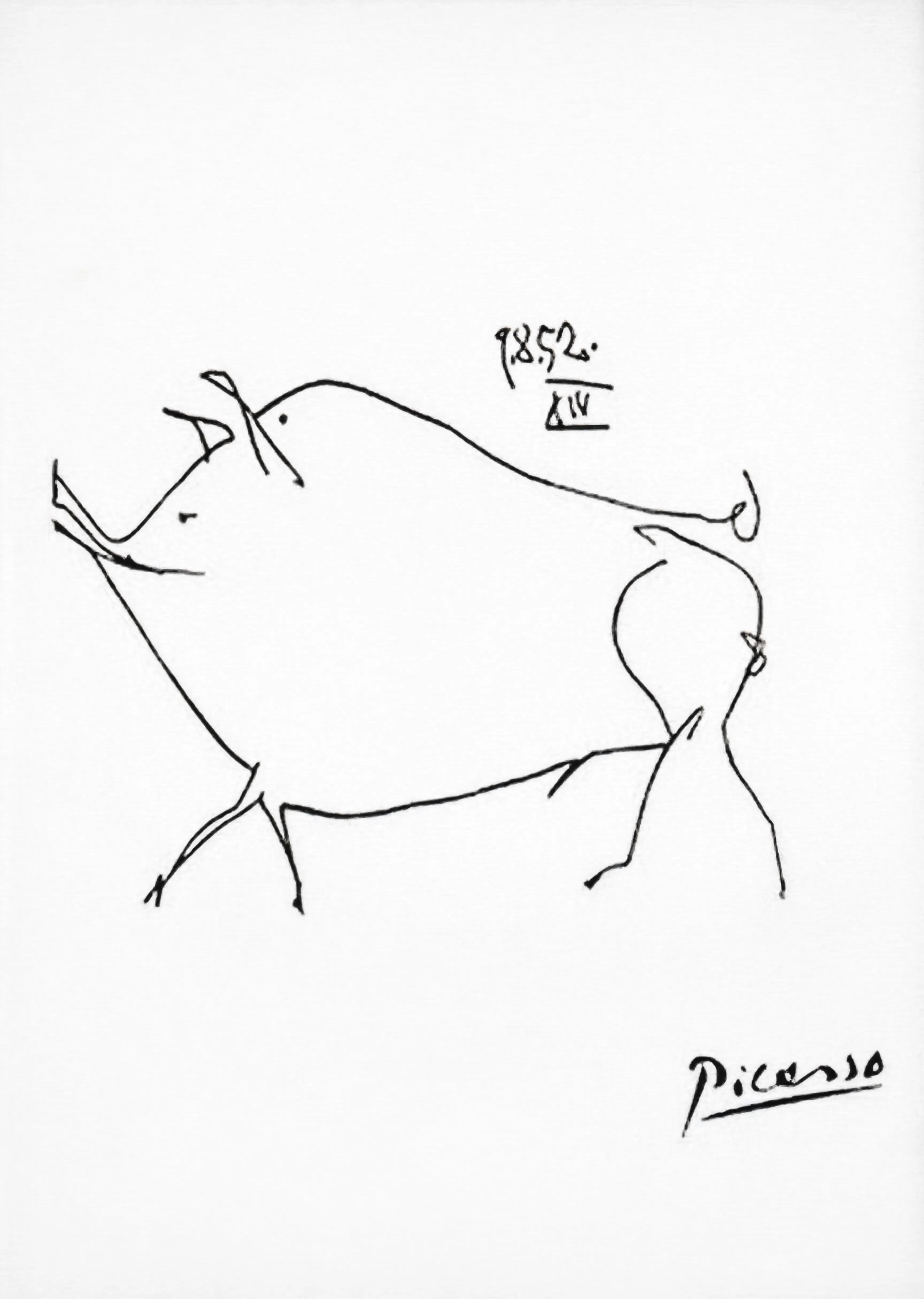 The Pig – Pablo Picasso (1906) | Modern Art Print