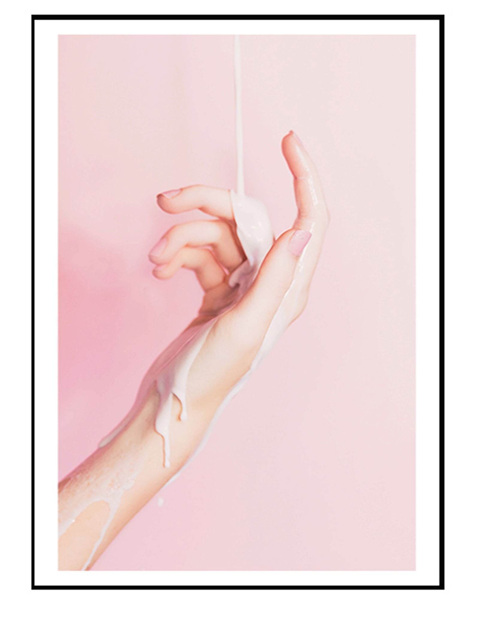 Pink Foam Poster - Hakyarts