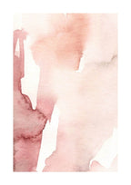 Pink Watercolor Strokes Poster - Hakyarts