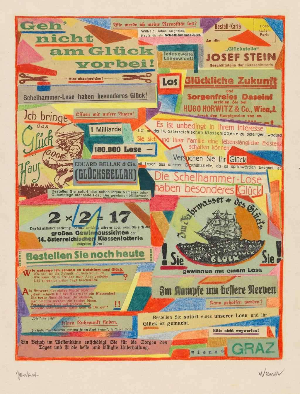 Plakat (1929) by Karl Wiener – Vintage Graphic Art Print