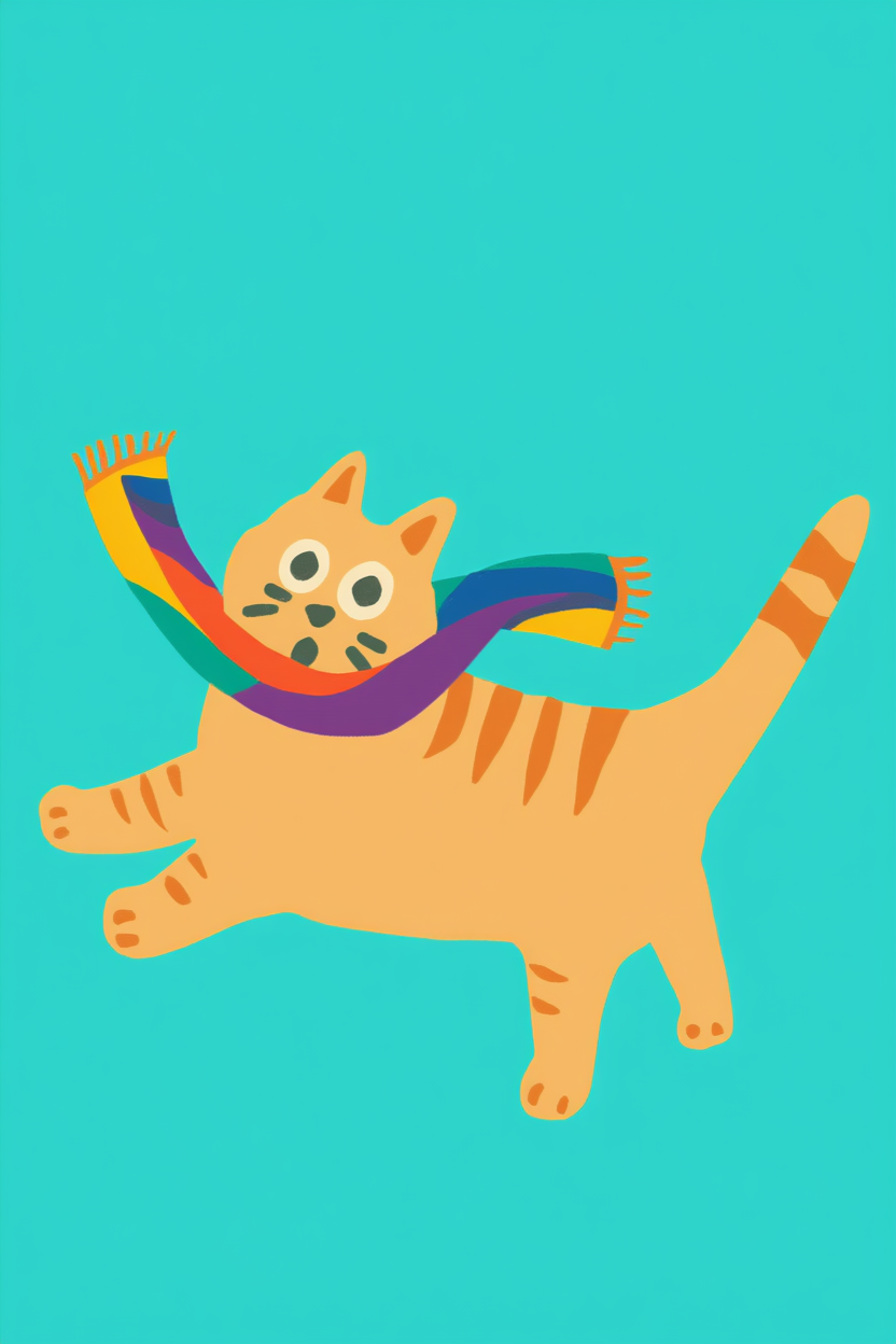 Mix & Match Whimsical Cat Prints – Playful Wall Art