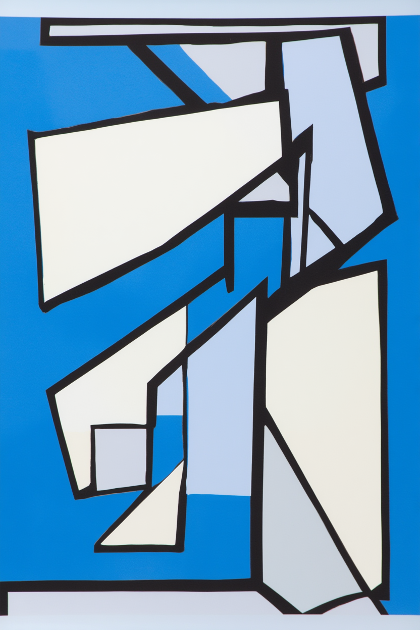 Klein Blue Geometric Collection – Set of 4 - Hakyarts