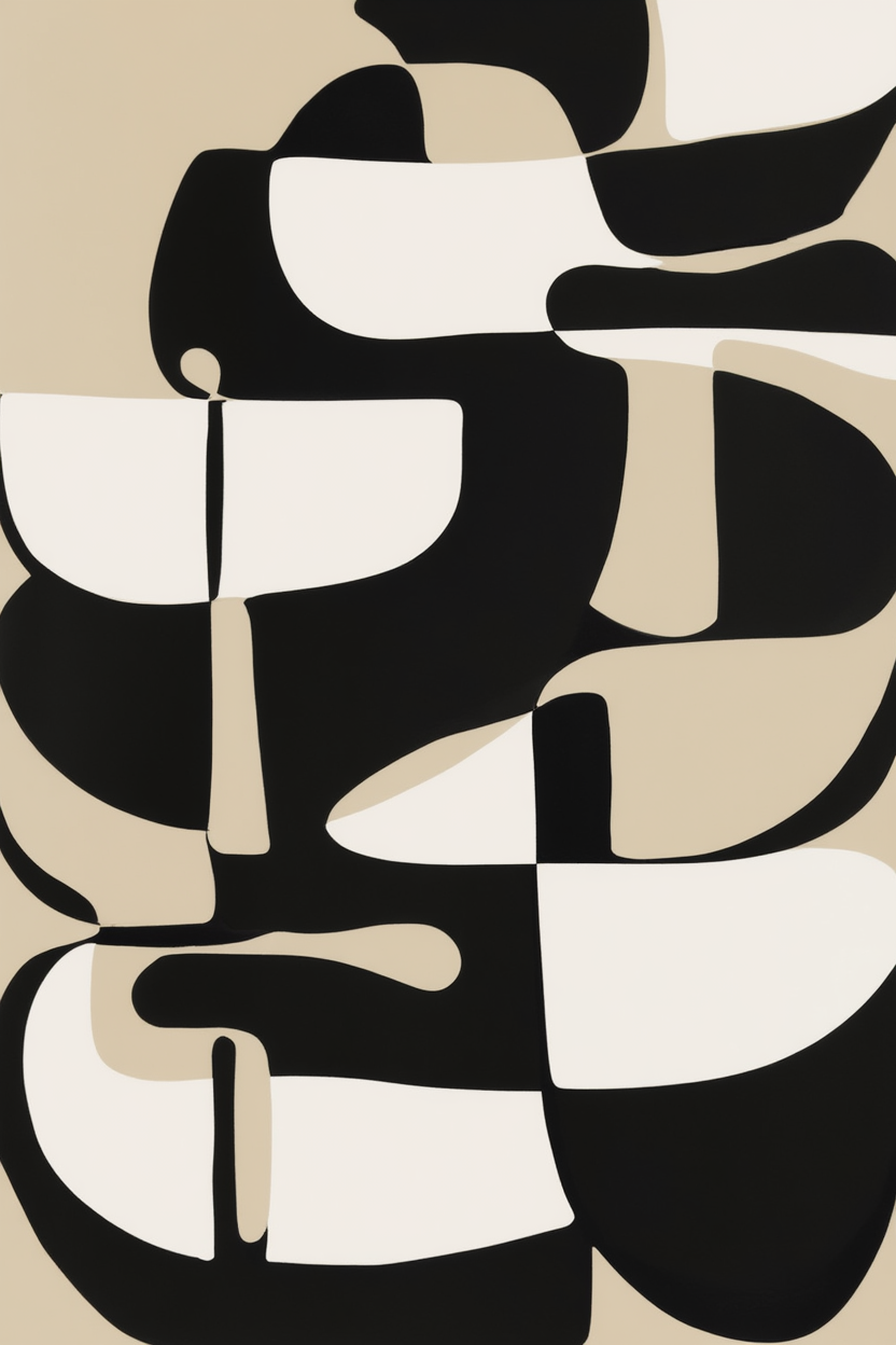 Scandinavian Abstract Collection – Set of 6 - Hakyarts