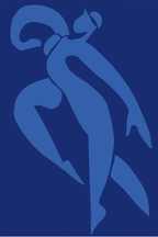 Vintage Blue Matisse Line Art – Set of 4 - Hakyarts