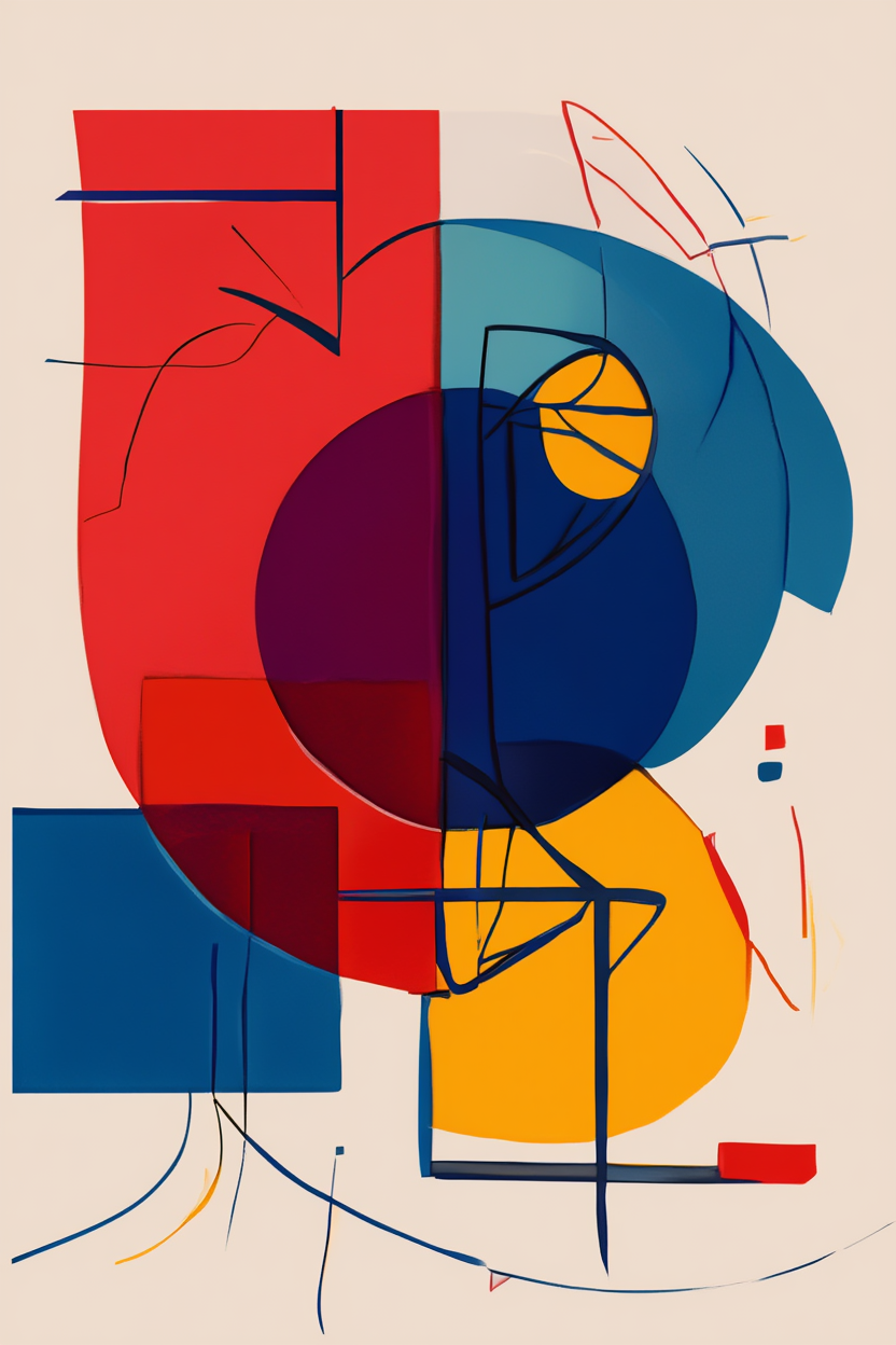 Kandinsky Bauhaus Art – Office Set of 3 Modern Prints - Hakyarts