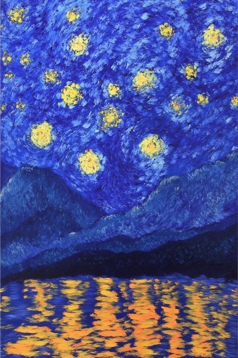 Van Gogh Inspirations – Set of 4 Post-Impressionist Prints - Hakyarts
