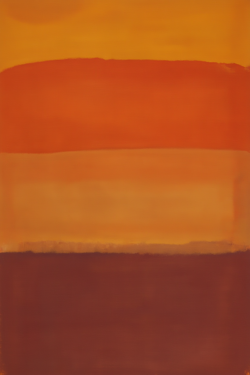 Rothko Inspired Set – Living Room 3 Prints - Hakyarts