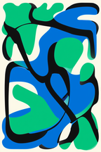 Matisse Moments – Set of 4 Colorful Abstract Prints - Hakyarts