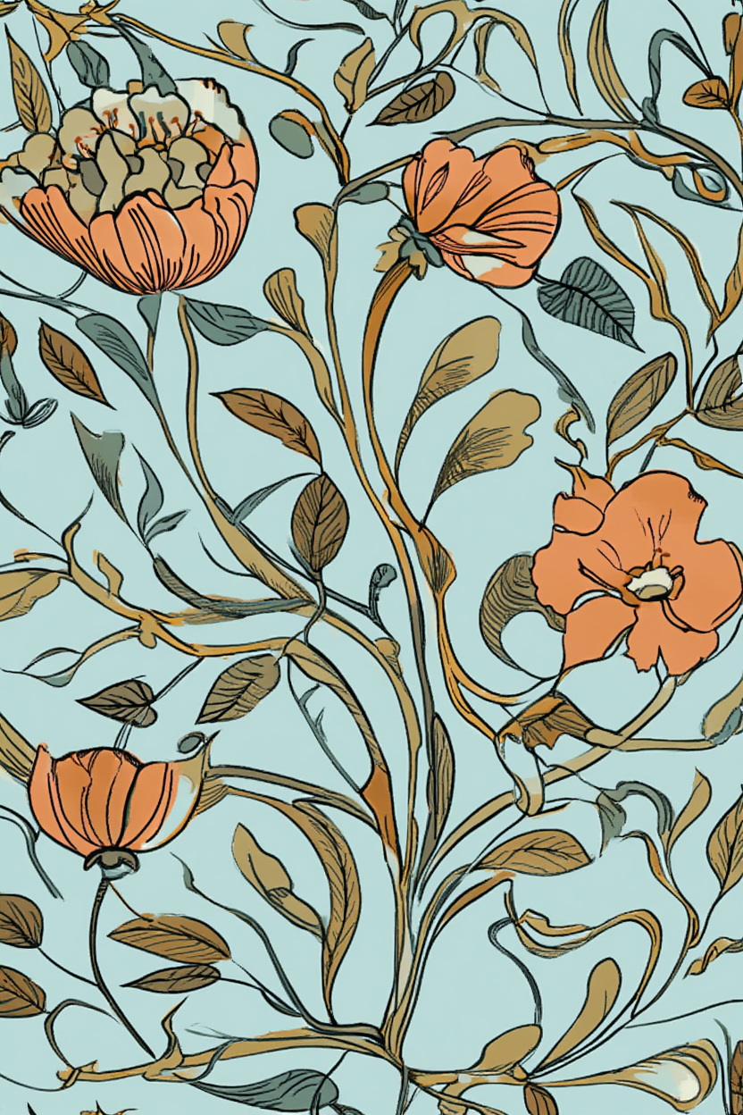 William Morris Botanical Collection – Set of 5 Art Prints - Hakyarts