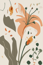 Boho Vibes – Set of 5 Abstract Art Prints - Hakyarts