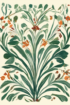 Floral Harmony – William Morris Collection, Set of 5 Prints - Hakyarts