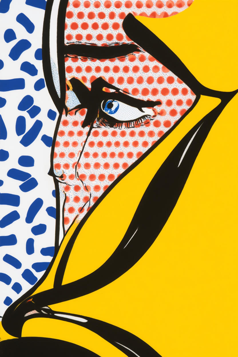 Pop Art Lichtenstein – Office Set of 4 Prints - Hakyarts