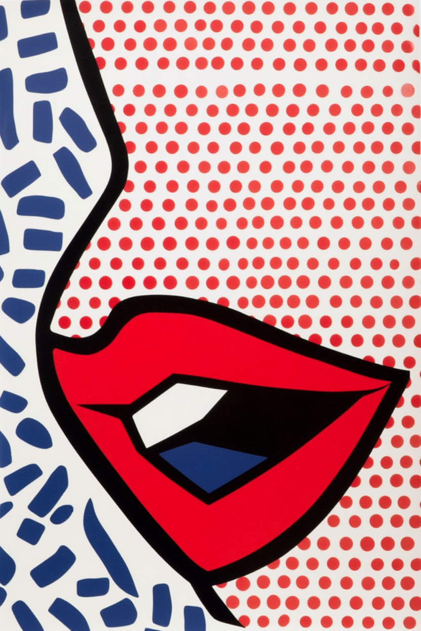 Pop Art Lichtenstein – Office Set of 4 Prints - Hakyarts