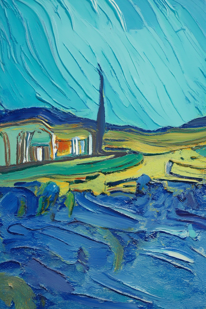 Van Gogh Inspirations – Set of 4 Post-Impressionist Prints - Hakyarts