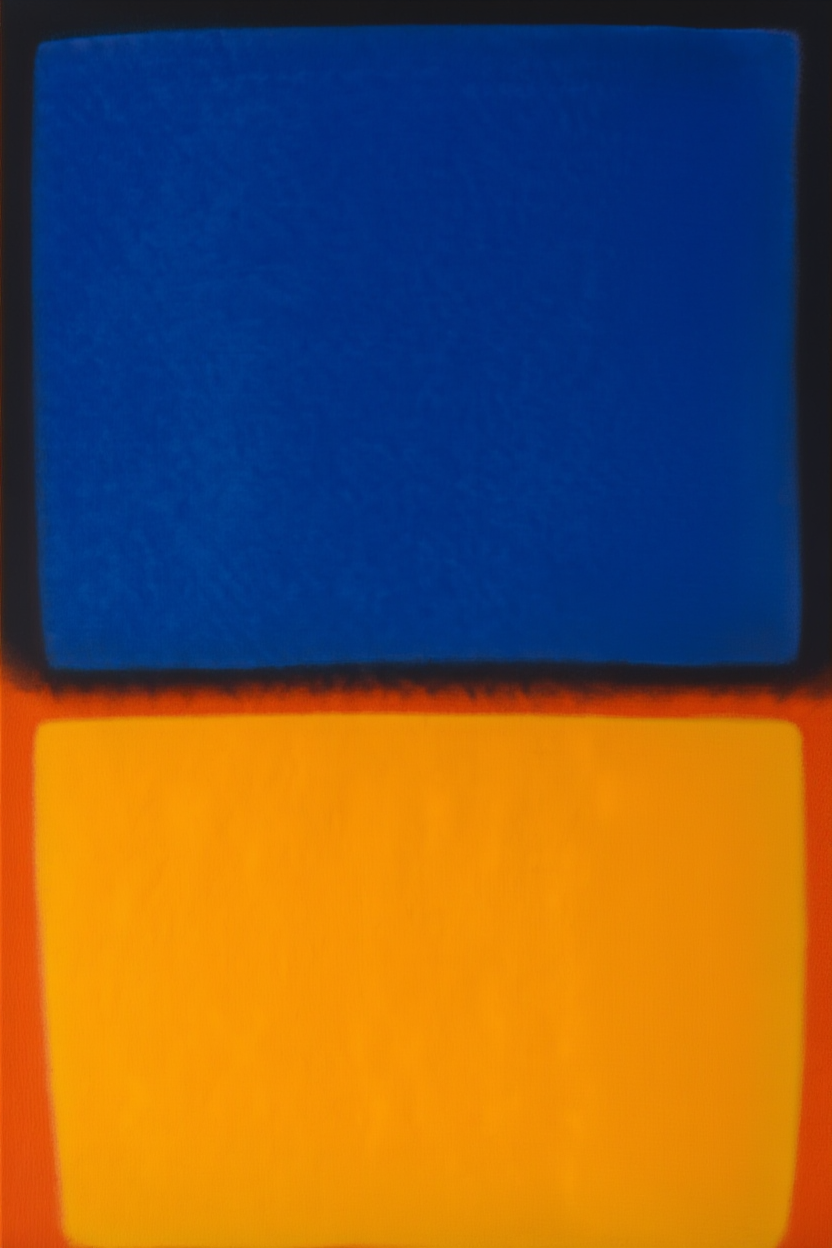 Rothko Abstract – Living Room Set of 4 Modern Prints - Hakyarts