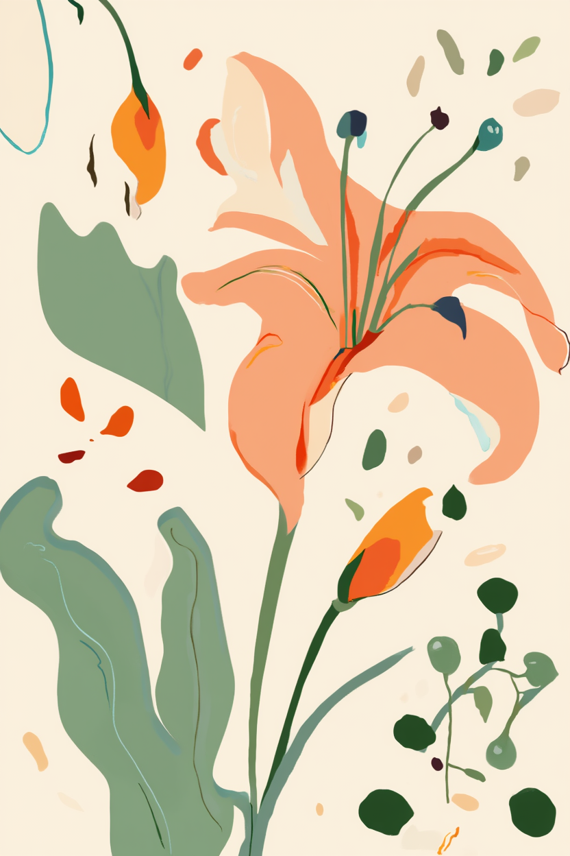Boho Vibes – Set of 5 Abstract Art Prints - Hakyarts