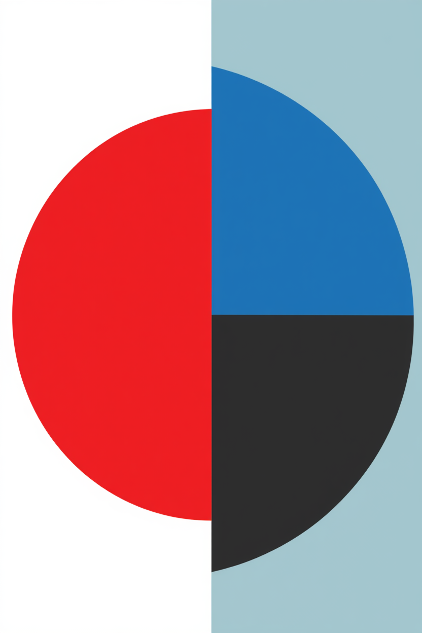 Bauhaus Balance – Set of 4 Art Prints - Hakyarts