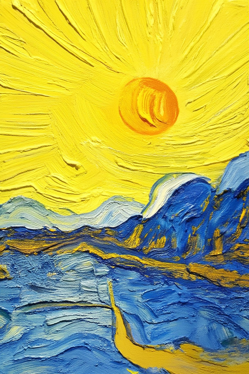 Van Gogh Inspirations – Set of 4 Post-Impressionist Prints - Hakyarts