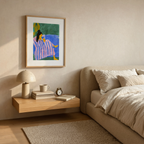 Reclining Woman Print | Hue 2 | Contemporary Figurative Art Print