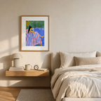 Reclining Woman Print | Hue 2 | Contemporary Figurative Art Print